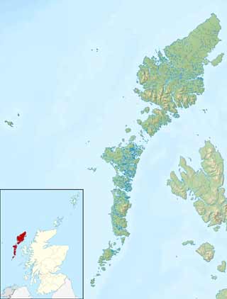 Map of the Outer Hebrides 