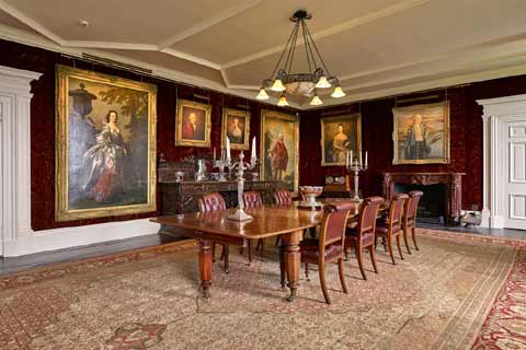 Dining room of Dunvegan Castle