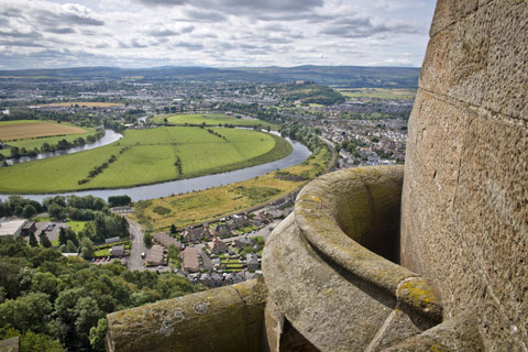 Stirling and the River Forth seen from the Wallace Monument
