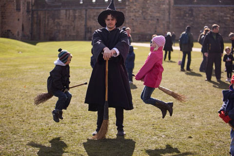 Wizards at Alnwick Castle