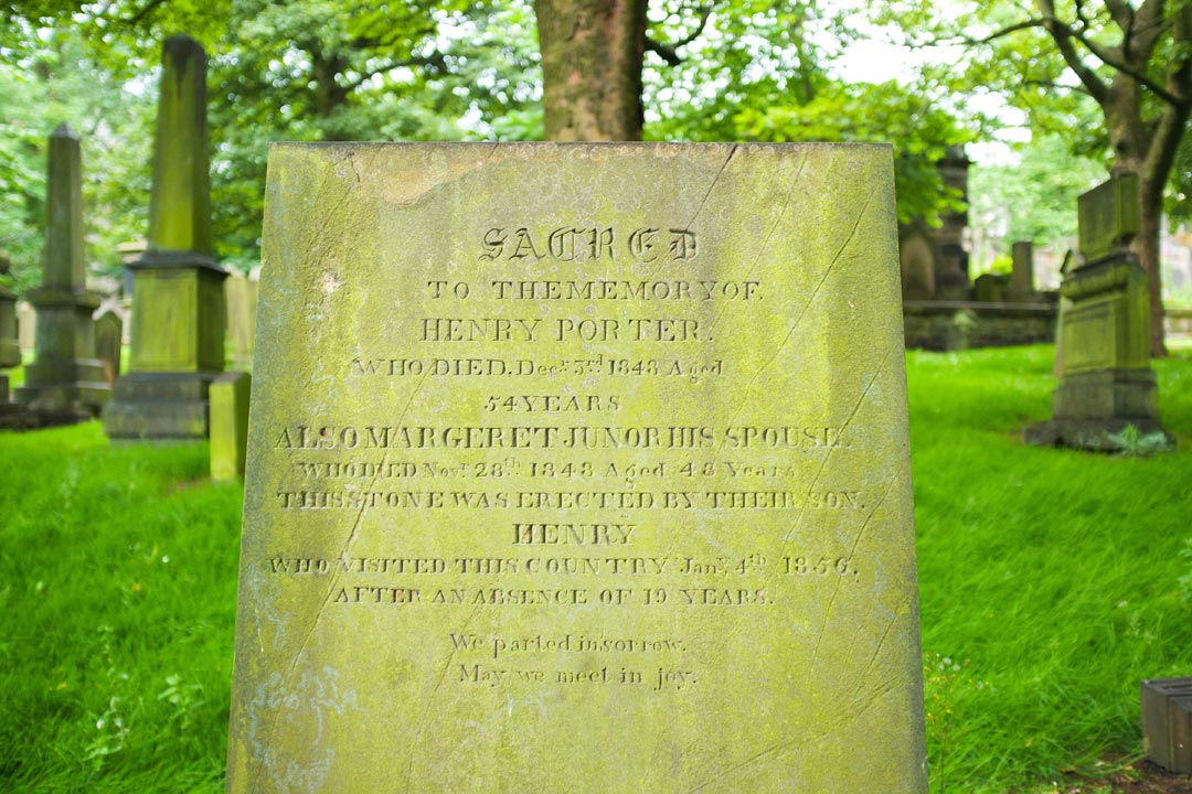 Gravestone of Henry Potter