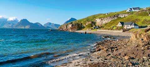 The Cuillin Mountains seen from Elgol