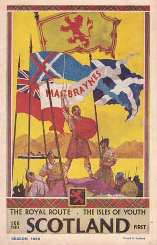 Colour brochure promoting The Royal Route