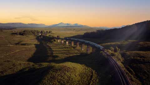 Caledonian Sleeper at Rannoch