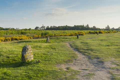 Clan graves at Culloden Moor