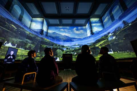 Immersive Projection Experience at Inverness Castle
