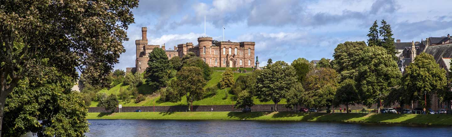 Inverness Castle overlooking the River Ness