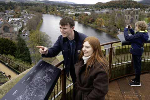 Viewpoint Terrace at The Inverness Castle Experience