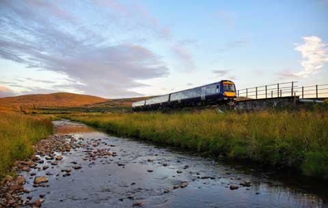 ScotRail Train on the Highland Main Line