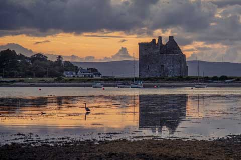 Lochranza Castle at Sunset