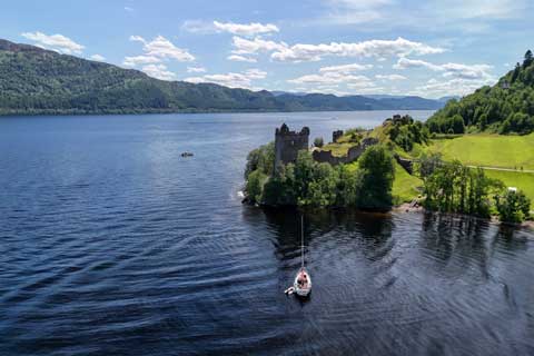 Urquhart Castle and Loch Ness