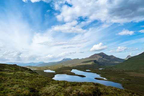 The mountains of Knockan Crag