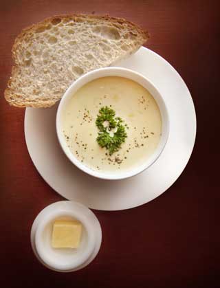 A plate of Cullen Skink Soup