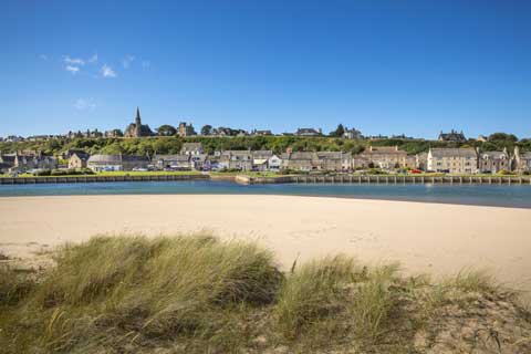 Lossiemouth seen from the East Beach