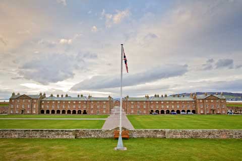 An impressive view of Fort George