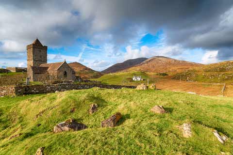 St Clements Church in Rodel