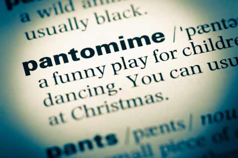 Dictionary definition of Pantomime 