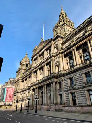 Front elevation of Glasgow City Chambers