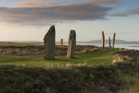 Ring of Brodgar at Sunset