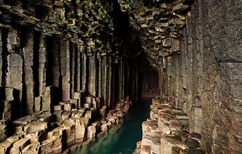 Inside Fingal's Cave