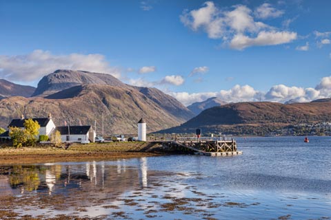 Ben Nevis seen from Corpach