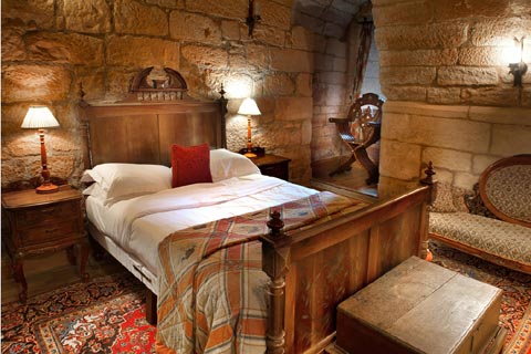 Bedroom at Dalhousie Castle