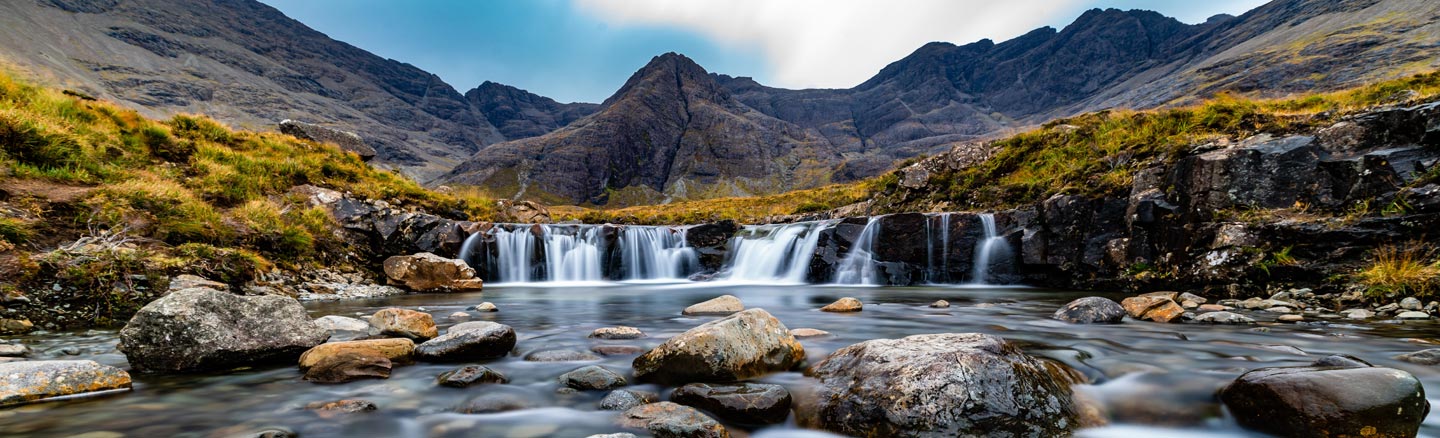 The Cuillin Hills and Fairy Pools
