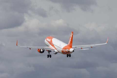 EasyJet Aircraft departing for Scotland
