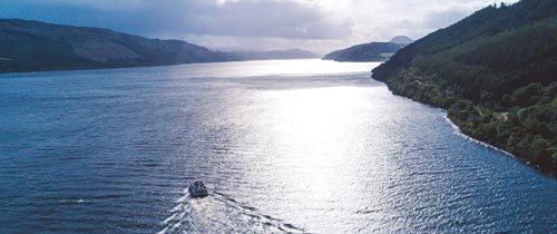 Cruising on Loch Ness
