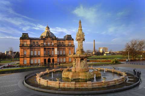 People's Palace and Doulton Fountain, Glasgow