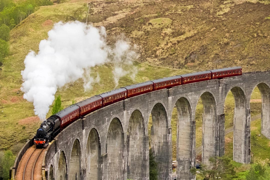 Jacobite Steam Train, Glenfinnan and The Highlands