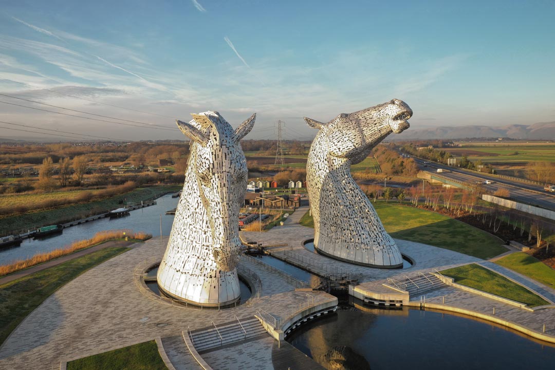 The Kelpies, Stirling Castle and Loch Lomond 
